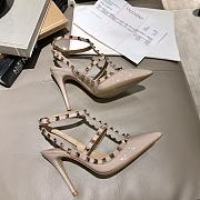 Valentino High Heels 10cm Nude Pink Patent Leather - 4