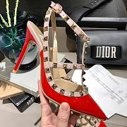 Valentino High Heels 10cm Red Patent Leather - 2