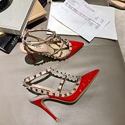 Valentino High Heels 10cm Red Patent Leather - 5