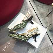 Dior J'Adior Slingback Middle Heels 6.5 cm Green - 2