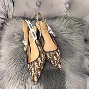 Dior J'Adior Slingback Middle Heels 6.5 cm Yellow - 1