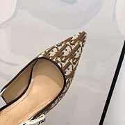 Dior J'Adior Slingback Middle Heels 6.5 cm Yellow - 4