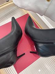 Valentino Garavani Tan-go Boots Black Calfskin - 3