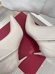Valentino Garavani Tan-go Boots White Calfskin - 3