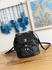 Chanel Black Caviar Backpack AS3530 Size 19x20x12 cm - 1