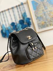 Chanel Black Caviar Backpack AS3530 Size 19x20x12 cm - 3