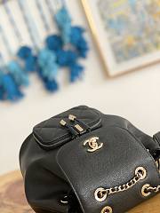 Chanel Black Caviar Backpack AS3530 Size 19x20x12 cm - 6