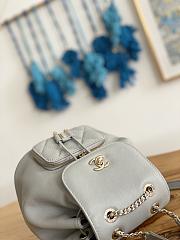 Chanel Grey Caviar Backpack AS3530 Size 19x20x12 cm - 4