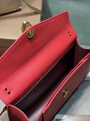 Bvlgari Serpenti East-West Maxi Chain Shoulder Bag Red 28x14.5x6.5 cm - 6