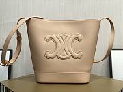 Celine Small Bucket Cuir Triomphe Smooth Calfskin Cream size 30x22x13 cm - 3