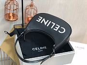 Celine Ava Bag With Celine Print Black 193953 Size 23x14x7 cm - 2