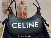 Celine Ava Bag With Celine Print Black 193953 Size 23x14x7 cm - 4