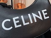 Celine Ava Bag With Celine Print Black 193953 Size 23x14x7 cm - 6