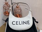 Celine Ava Bag With Celine Print White 193953 Size 23x14x7 cm  - 1
