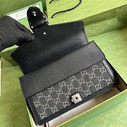  Gucci Dionysus Small GG Shoulder Bag Black 400249 size 28x18x9 cm - 3