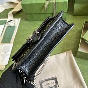 Gucci Dionysus GG Super Mini Bag Black 476432 size 16.5x10x4 cm - 5