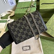 Gucci Dionysus GG Mini Chain Bag Black 401231 size 20x4x14 cm - 5