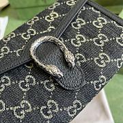 Gucci Dionysus GG Mini Chain Bag Black 401231 size 20x4x14 cm - 6
