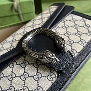 Gucci Dionysus Small GG Shoulder Bag Beige/Black 400249 size 28x18x9 cm - 5