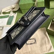 Gucci Dionysus GG Super Mini Bag Beige/Black 476432 size 16.5x10x4 cm - 6