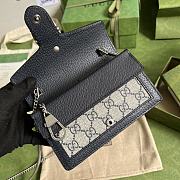 Gucci Dionysus GG Super Mini Bag Beige/Black 476432 size 16.5x10x4 cm - 3