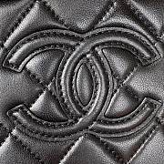 Chanel Small Vanity Bag Black Calfskin AS3344 size 11.5x15x8.5 cm - 2