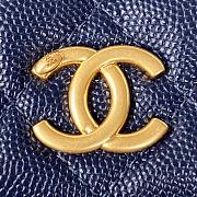 Chanel Gold Coin Chain Strap Phone Navy Blue Bag AP2860 size 18x9x3.5 cm - 3