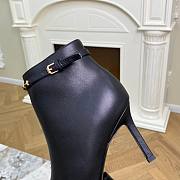 Louis Vuitton Smooth Leather Heel Boots Black - 6