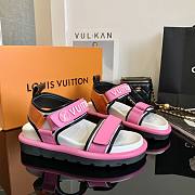 LV Pool Pillow Comfort Sandal Pink - 4