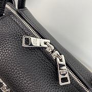 Prada Small Leather Handbag Black 1BC145 size 23x21x10 cm - 5