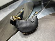 Fendi Nano Fendigraphy Black Leather 7AS089 size 16.5x14x5 cm - 2