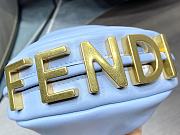 Fendi Nano Fendigraphy Light Blue Leather 7AS089 size 16.5x14x5 cm - 2