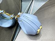 Fendi Nano Fendigraphy Light Blue Leather 7AS089 size 16.5x14x5 cm - 4