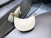 Fendi Nano Fendigraphy White Leather 7AS089 size 16.5x14x5 cm - 2