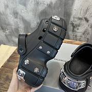 Balenciaga Hardcrocs Sandal in Black Rubber - 6