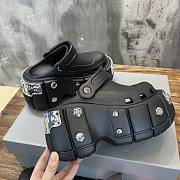 Balenciaga Hardcrocs Sandal in Black Rubber - 4