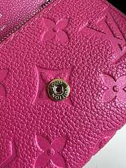 LV Rosalie Coin Purse Rose Pondichery Pink M81521 size 11 x 8 x 2.5 cm - 6