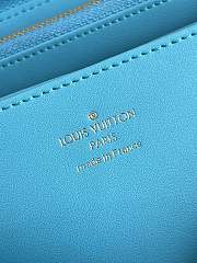 LV Zippy Wallet Turquoise Blue M81512 size 19.5 x 10.5 x 2.5 cm - 5