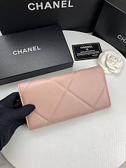 Chanel 19 Long Flap Wallet Light Pink AP0955 size 19.5x10x2.5 cm - 4