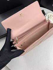 Chanel 19 Long Flap Wallet Light Pink AP0955 size 19.5x10x2.5 cm - 2
