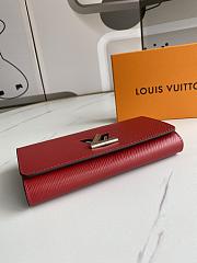 LV Twist Wallet Red size 19.0x 10.5x 2.5 cm - 6