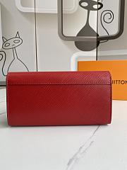 LV Twist Wallet Red size 19.0x 10.5x 2.5 cm - 4