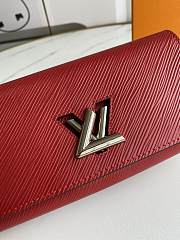LV Twist Wallet Red size 19.0x 10.5x 2.5 cm - 3