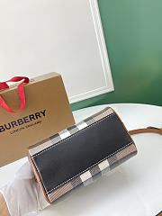 Burberry Mini Check Bowling Bag Dark Brown size 18.5x11x12 cm - 4