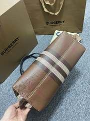 Burberry Check and Leather Medium Tote size 34x14x28 cm - 6