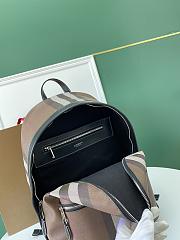 Burberry Check-pattern Backpack in Brown size 30.5x14.5x42.5 cm - 6