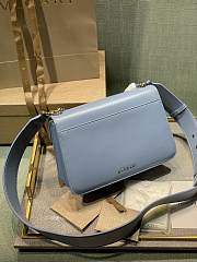 Bvlgari Serpenti Forever M Crossbody Bag Blue 291473 size 25x17x8 cm - 5