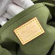 LV Green Denim Monogram Mini Pleaty Bag size 26×15×9 cm - 2