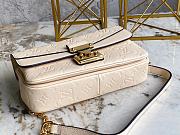 LV Marceau Cream Beige Grained Leather M46201 size 24.5x15x6.5 cm - 4