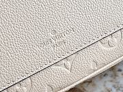 LV Marceau Cream Beige Grained Leather M46201 size 24.5x15x6.5 cm - 2